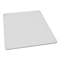 SKILCRAFT® Biobased Chair Mat For High-Pile Carpets, 46" x 60", No Lip, Clear (AbilityOne 7220-01-656-8318)