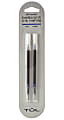 TUL® Ballpoint Pen Refills, Medium Point, 1.0 mm, Blue Ink, Pack Of 2 Refills