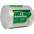 Duck Brand Brand Protective Bubble Wrap Packaging - 12" Width x 60 ft Length - 0.2" Bubble Size - Reusable, Lightweight, Water Resistant, Perforated - Nylon - Clear