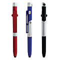 Monteverde® S-152 Multi-Function 5-in-1 Phone Stand Pen, Medium Point, 0.7 mm, Assorted Barrel Colors, Black Ink