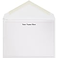 The Occasions Group Stationery Note Cards, 4 1/2" x 6 1/4"W, Flat, 2-Step Embossed Panel, White Matte, Box Of 25 1 thumbnail image