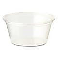 World Centric® PLA Cold Cups, Soufflé, 2 Oz, Clear, Carton Of 2,000 Cups