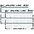 AT-A-GLANCE® Academic/Regular Erasable Wall Calendar, 24" x 36", Madrid, July 2017 to June 2018/January 2018 to December 2018. (PM93-550S-18)