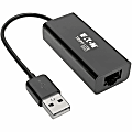 Eaton Tripp Lite Series USB 2.0 Hi-Speed to Gigabit Ethernet NIC Network Adapter White 10/100 Mbps - Network adapter - U236000R 1 thumbnail image