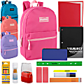 Trailmaker Backpack And 20-Piece School Supply Set, 4 Assorted Colors, Pack Of 24 Sets