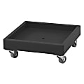 Cambro Camdolly Dish Rack Dolly, Without Handle, 8-1/4" x 20" x 20", Black 1 thumbnail image