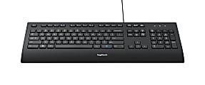 Logitech® Corded Keyboard, Black, K280E 1 thumbnail image