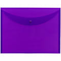 Smead Letter File Wallet - 8 1/2" x 11" - Purple - 10 / Box