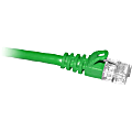 ClearLinks 14FT Cat. 6 550MHZ Green Molded Snagless Patch Cable - 14 ft Category 6e Network Cable for Network Device - First End: 1 x RJ-45 Network - Male - Second End: 1 x RJ-45 Network - Male - Patch Cable - Green