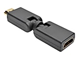 Tripp Lite HDMI Male to Female Swivel Adapter Up / Down Angled Connector M/F - HDMI adapter - HDMI male to HDMI female - black