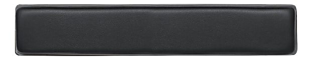 Azio Retro Classic Palm Rest, 7"H x 19"W x 1.5"D, Gunmetal Black, PR-RC-L04