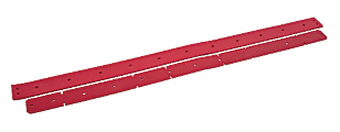 Clarke® MA50 15B Micro Scrubber Replacement Rear Squeegee Blade, 1" x 20" x 1", Red 1 thumbnail image