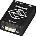 Black Box DVI-D to VGA Converter - Functions: Signal Conversion - VGA - DVI - 1 Pack - TAA Compliant 1 thumbnail image