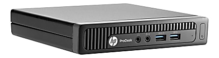 HP ProDesk 600 G1 Refurbished Desktop PC, 4th Gen Intel® Core™ i3, 8GB Memory, 256GB Solid State Drive, Windows® 10 Professional, 600G1MDTI38256W10P