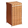 Honey-Can-Do Tall Wicker Hamper, Natural 1 thumbnail image