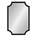 Uniek Kate And Laurel Hogan Framed Scalloped Mirror, 36”H x 24”W x 1”D,. Black 1 thumbnail image