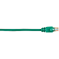 Black Box Connect Cat.5e UTP Patch Network Cable - 10 ft Category 5e Network Cable for Network Device - First End: 1 x RJ-45 Network - Male - Second End: 1 x RJ-45 Network - Male - 1 Gbit/s - Patch Cable - Gold Plated Contact - CM - 26 AWG - Green 1 thumbnail image