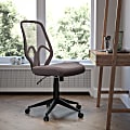 Flash Furniture Salerno Series Ergonomic Mesh High-Back Office Chair, Dark Gray