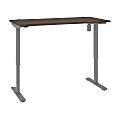 Bestar Upstand Electric 60”W Standing Desk, Antigua