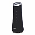 Optimus Ultra-Slim Oscillating Desktop Tower Fan, 12" x 5", Black 1 thumbnail image