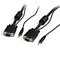StarTech.com 15 ft Coax High Resolution Monitor VGA Cable with Audio - VGA cable - HD-15 (VGA), min - MXTHQMM15A 1 thumbnail image