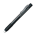 Pentel Rubber Grip Clic Eraser - Lead Pencil - Refillable - Pen - Retractable, Latex-free Grip, Ghost Resistant, Pocket Clip - 1Each - Black 1 thumbnail image