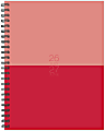 Willow Creek Press Softcover Weekly/Monthly Academic Planner, 8-1/2" x 6-1/2", Pink Duotone, July 2026 - June 2027, Total Qty 1 1 thumbnail image