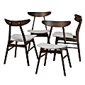 Baxton Studio 10466 Mid-Century Modern Dining Chairs, Light Gray, Set Of 4 Chairs 1 thumbnail image