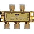 RCA 4 - Way 2.4 Ghz Splitter Bi-Directional - 2.40 GHz - 5 MHz to 2.40 GHz