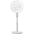 Honeywell 16 In. Double Blade Pedestal Stand Fan, White - HSF1640W - 2 Blades - 16" Diameter - 3 Speed - Adjustable Height, Adjustable Tilt Head, Removable Grill, Timer-off Function, Oscillating - 48" Height x 16" Width - White 1 thumbnail image