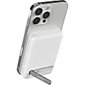 Belkin BoostCharge Magnetic Wireless Power Bank 5K + Stand - For iPhone 13 Pro, iPhone 12 - 5000 mAh - White