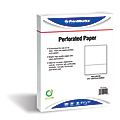 PrintWorks Professional Pre-Perforated Paper, 1 Ream, White, Letter (8 1/2" x 11"), 20 Lb, 3-2/3, Ream Of 500 Sheets 1 thumbnail image
