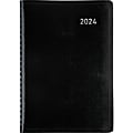 2024 Office Depot® Brand Daily Planner, 5" x 8", Black, January To December 2024 , OD000100 1 thumbnail image