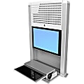 Ergotron® StyleView® Sit-Stand Wall-Mount Computer Workstation, Black 1 thumbnail image