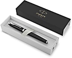 Parker® IM Rollerball Pen, Fine Point, 0.5 mm, Matte Black/Chrome Barrel, Black Ink 1 thumbnail image
