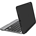 ZAGG Slim Book Keyboard/Cover Case (Folio) Apple iPad mini 4 Tablet - Black - English Keyboard Localization