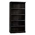 Sauder® Select 73"H 5-Shelf Library Bookcase, Estate Black 1 thumbnail image