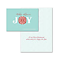 Custom Embellished Holiday Cards And Foil Envelopes, 7-1/4" x 5-1/8", Joy!, Box Of 25 Cards 1 thumbnail image