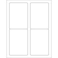 Tape Logic® Removable Laser Labels, LL263, Rectangle, 3 1/2" x 5", White, Case Of 400