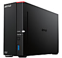 Buffalo LinkStation 710D 8TB Hard Drives Included (1 x 8TB, 1 Bay) - -  1.30 GHz - 1 x HDD Supported - 1 x HDD Installed - 8 TB Installed HDD Capacity - 2 GB RAM - Serial ATA/600 Controller - 1 x Total Bays