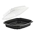 Anchor Packaging Culinary Basics® Microwavable Containers, 1.12 Qt, Black/Clear, Pack Of 100 Containers 1 thumbnail image