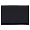 Quartet® Connectables® Black Embossed Foam Bulletin Board, 48" x 72", Aluminum Frame