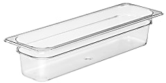 Cambro Camwear 1/2 x 4" Long Food Pans, Clear, Set Of 6 Pans 1 thumbnail image
