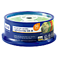 Ativa® LightScribe™ CD-R Recordable Media Spindle, 700MB/80 Minutes, Assorted Colors, Pack Of 30 1 thumbnail image