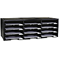 Storex 12-compartment Organizer - 6000x Sheet - 12 Compartment(s) - 9.50"x12" - 10.5"x14.1" Width31.4" - 100% Recycled - Black - Polystyrene 1 thumbnail image