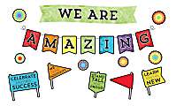 Carson-Dellosa Celebrate Learning We Are Amazing Bulletin Board Set 1 thumbnail image
