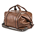 Bugatti Valentino Vegan Leather Duffel Bag, 11-3/4"H x 16"W x 8-1/2"D, Cognac 1 thumbnail image