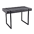 SEI Harkriven 46"W Computer Desk, Black