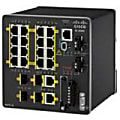 Cisco IE-2000-16PTC-G-L Ethernet Switch - 18 Ports - Manageable - 10/100Base-TX - 2 Layer Supported - IE200016PTCGL 1 thumbnail image