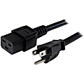 StarTech.com 6 ft Heavy Duty 14 AWG Computer Power Cord - NEMA 5-15P to C19